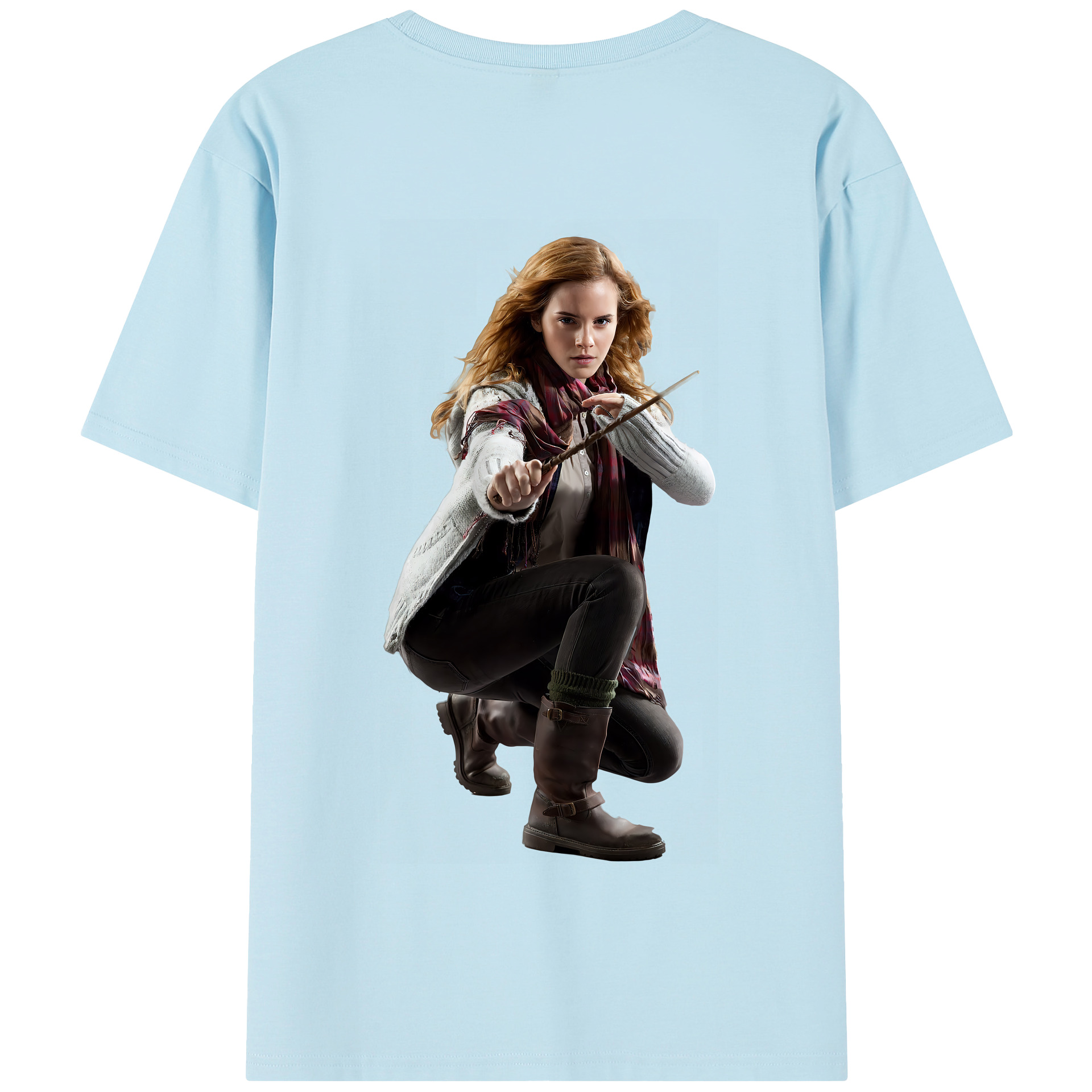 （画像用） Harry Potter ハリー・ポッターシリーズ 綿100％半袖Tシャツ（背面プリント）